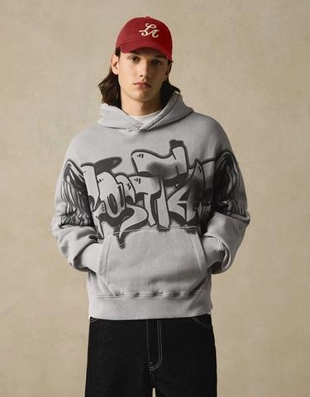 Bershka Худи с принтом