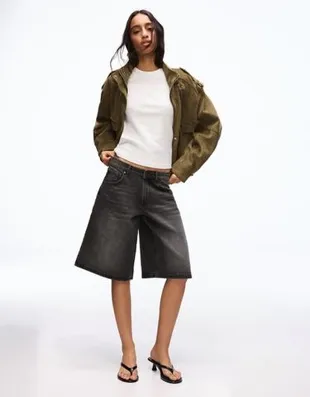 Джинсовые шорты свободного кроя- Заказать в России