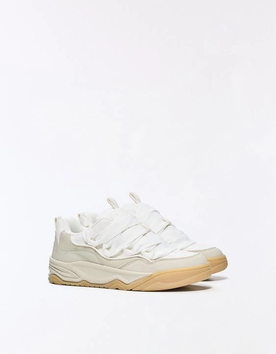 Bershka Кеды для скейта с объемной подошвой купить с доставкой.