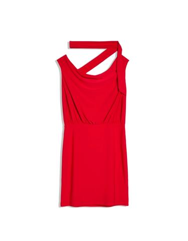 Bershka Мини-платье с вырезом «кармен»