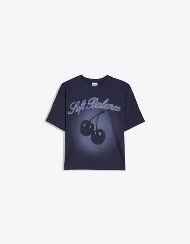 Футболка оверсайз с принтом