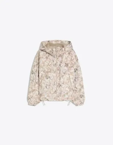 Куртка с капюшоном, водоотталкивающая и ветрозащитная, с принтом- Заказать в России