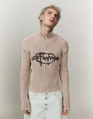 Куртка на молнии с принтом- Заказать в России