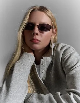 Солнцезащитные очки в прямоугольной оправе- Заказать в России