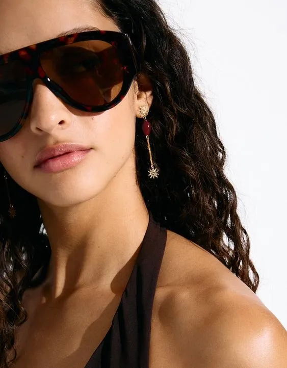 Набор из двух пар длинных серег- Заказать в России