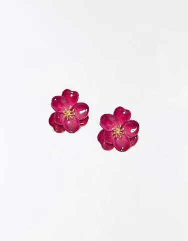 Серьги «цветок»