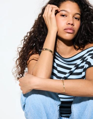 Bershka Набор из 4 браслетов со стразами купить с доставкой.