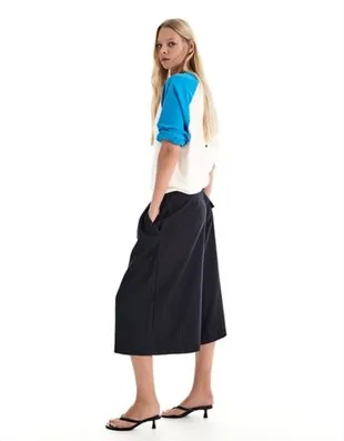 Бермуды-кюлоты в полоску- Заказать в России