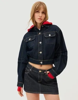 Bershka Джинсовая мини-юбка