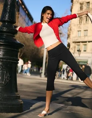 Брюки капри из бенгалина- Заказать в России