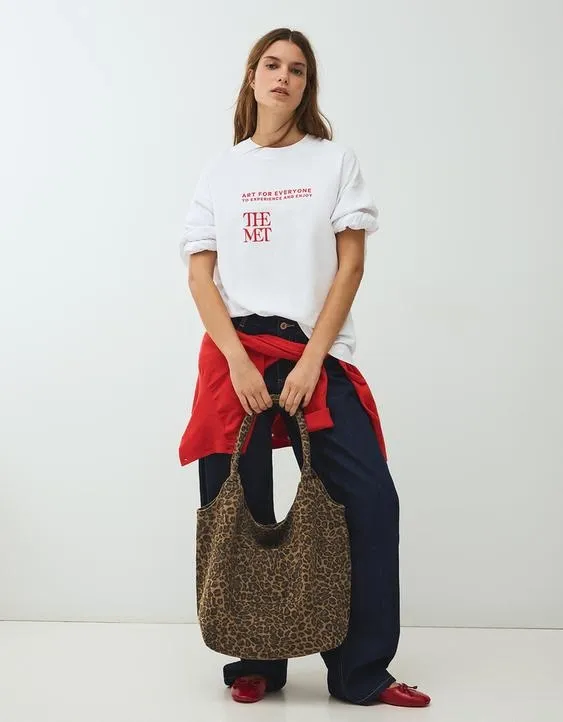 Сумка с анималистическим принтом- Заказать в России