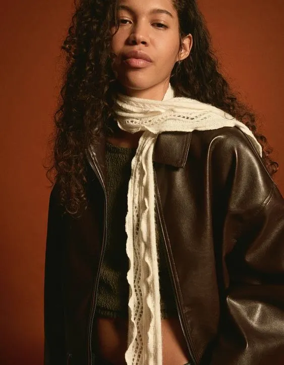 Ажурный шарф- Заказать в России