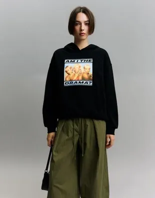 Худи Cardi B с принтом