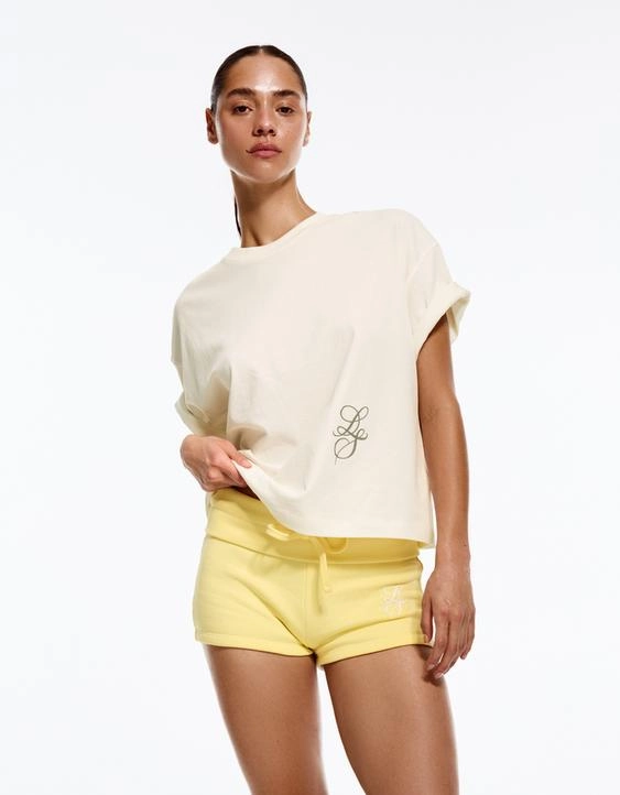 Bershka Футболка с короткими рукавами и принтом