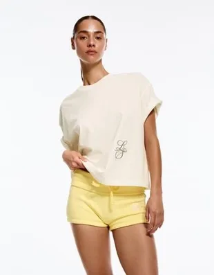 Футболка с короткими рукавами и принтом- Заказать в России