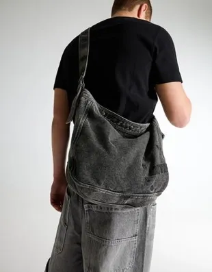 Джинсовая сумка с вышивкой- Заказать в России