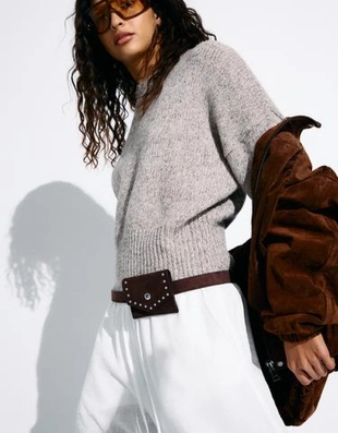 Bershka Ремень с карманом из искусственной замши купить с доставкой.