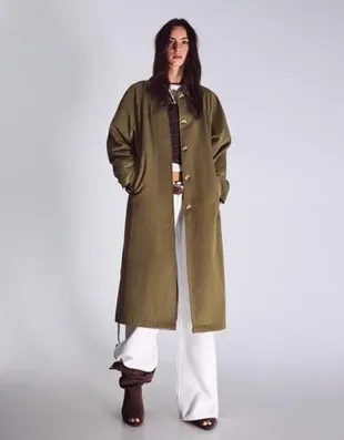 Длинный тренч- Заказать в России