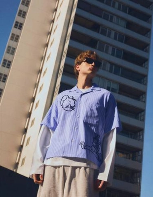 Рубашка с короткими рукавами Tom & Jerry- Заказать в России