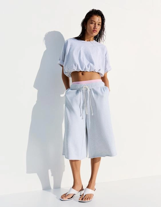 Bershka Плюшевые бермуды