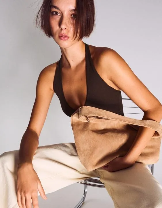 Сумка из искусственной замши- Заказать в России