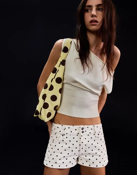 Шорты в горошек- Заказать в России