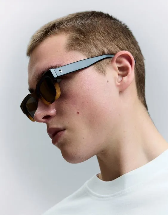 Солнцезащитные очки в прямоугольной оправе- Заказать в России