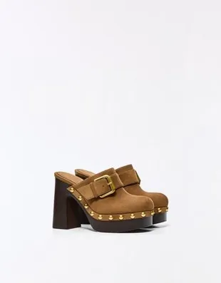 Сабо с пряжкой- Заказать в России