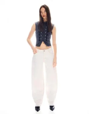 Джинсы barrel свободного кроя с низкой посадкой- Заказать в России