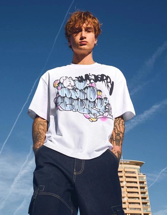 Bershka Футболка с короткими рукавами TOM & JERRY