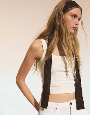 Bershka Галстук-платок с пайетками