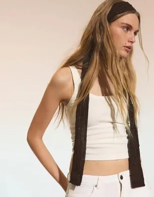 Галстук-платок с пайетками- Заказать в России