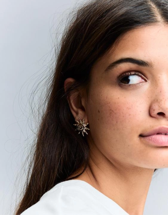 Bershka Серьги «солнце»