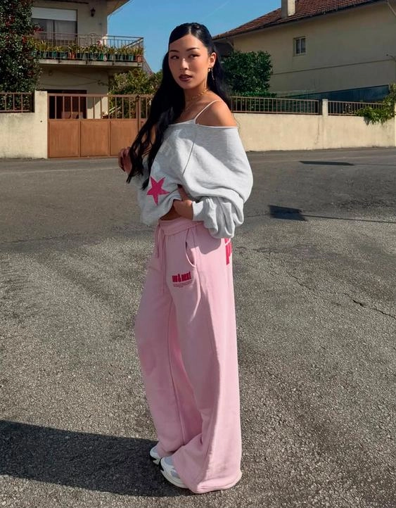 Bershka Брюки из мягкой ткани свободного кроя с принтом купить с доставкой.