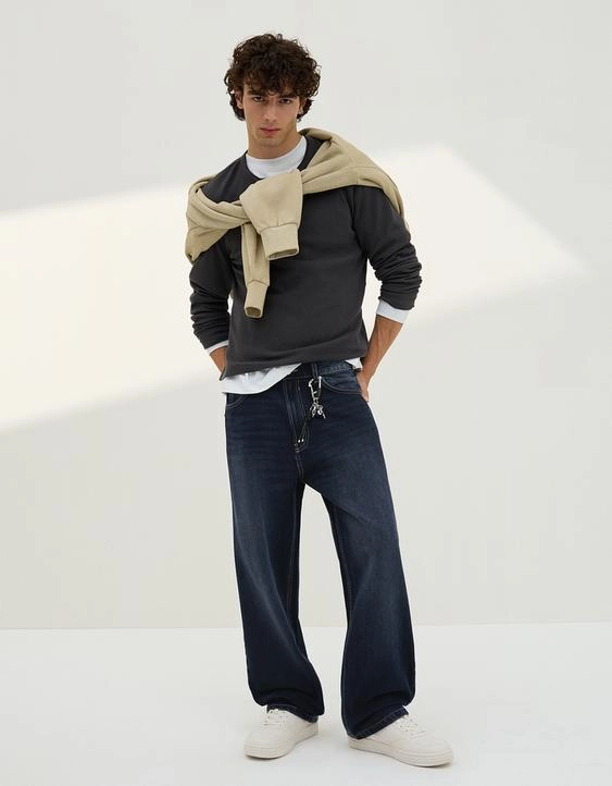 Bershka Джинсы свободного кроя