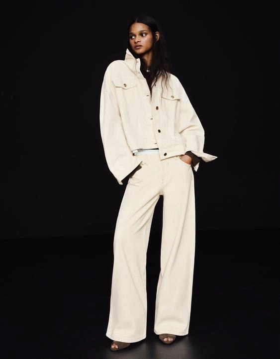 Bershka Джинсы-бойфренды с низкой посадкой