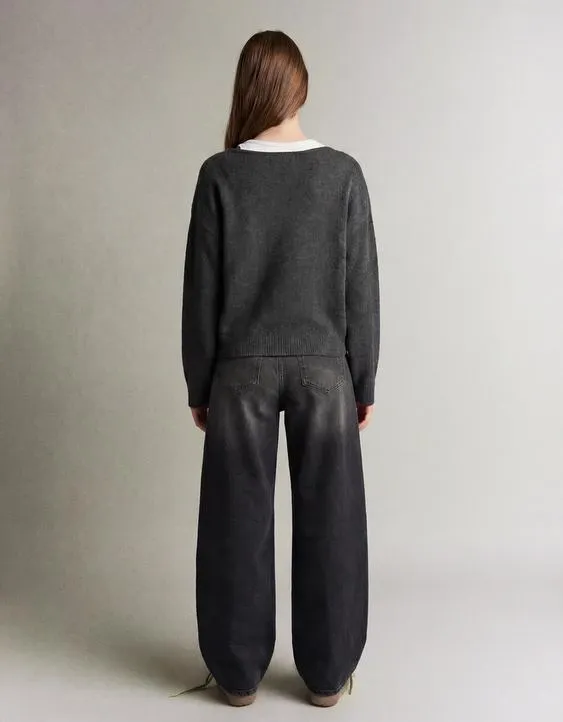 Джинсы barrel с высокой посадкой- Заказать в России