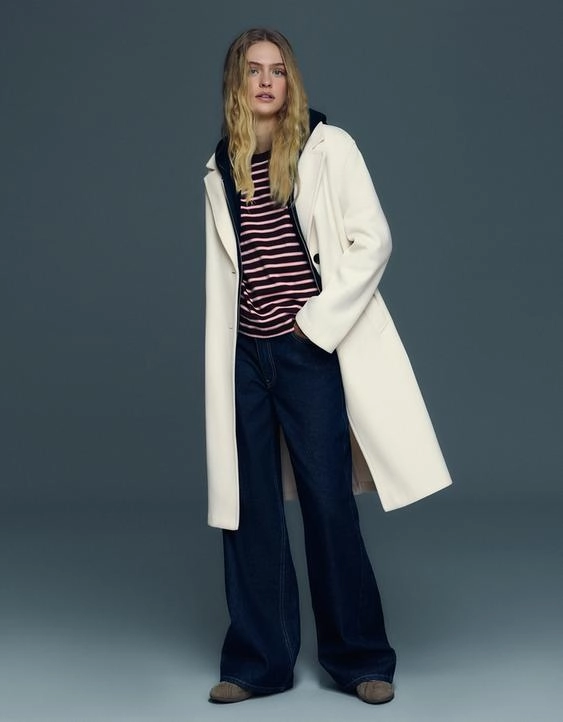 Bershka Длинное пальто SOFT