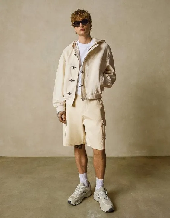 Шорты карго свободного кроя- Заказать в России