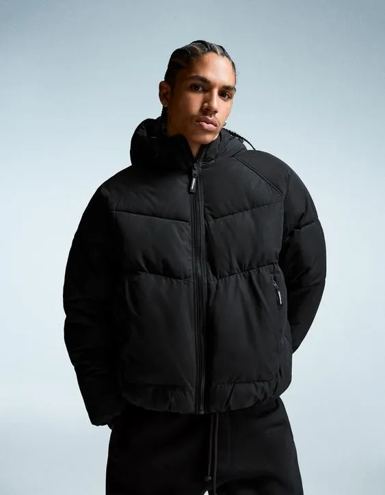 Пуховик с капюшоном- Заказать в России