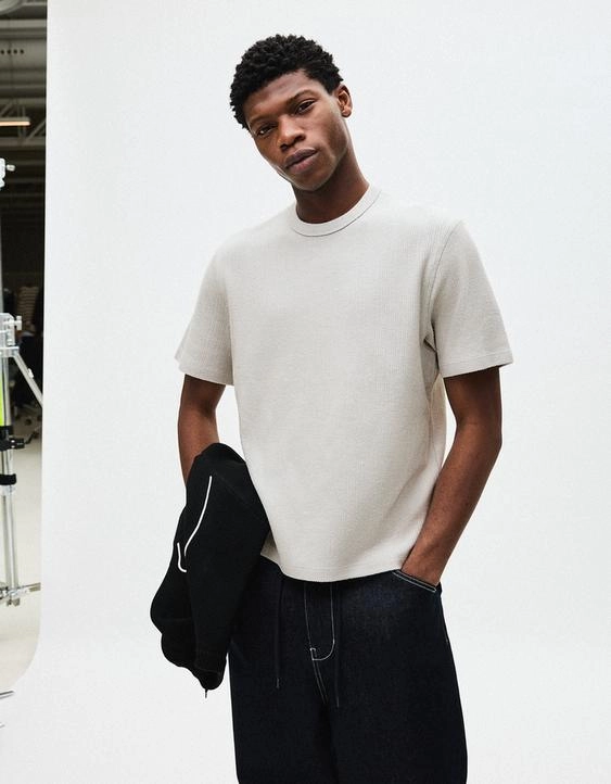 Bershka Вязаная футболка