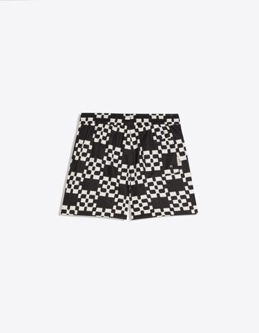 Плавки свободного кроя с принтом