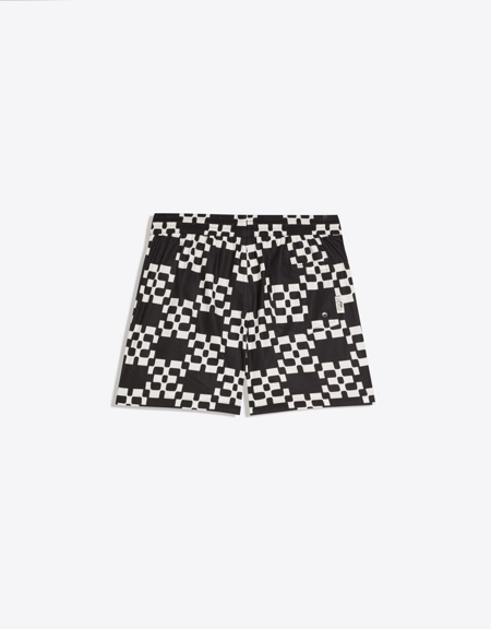 Плавки свободного кроя с принтом