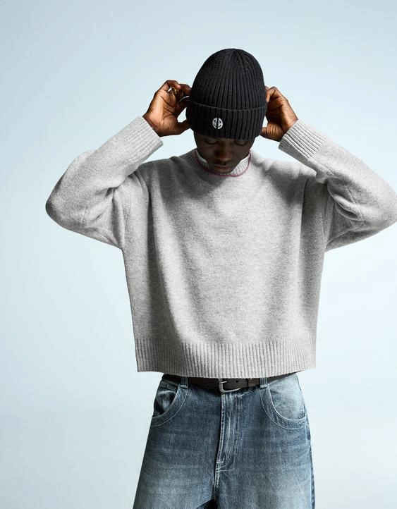 Bershka Укороченный свитер