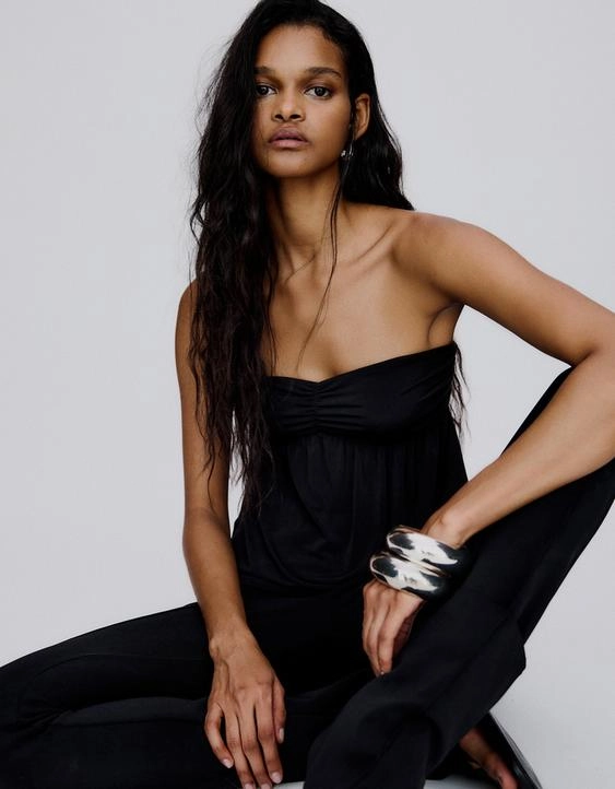 Bershka Топ-бандо с открытой спиной