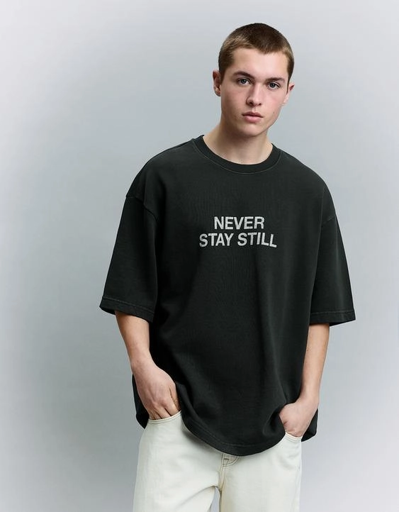 Bershka Футболка с принтом