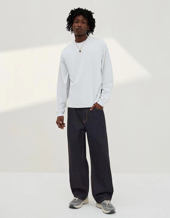 Джинсы barrel с вышивкой- Заказать в России