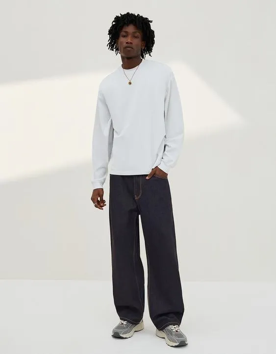 Джинсы barrel с вышивкой- Заказать в России