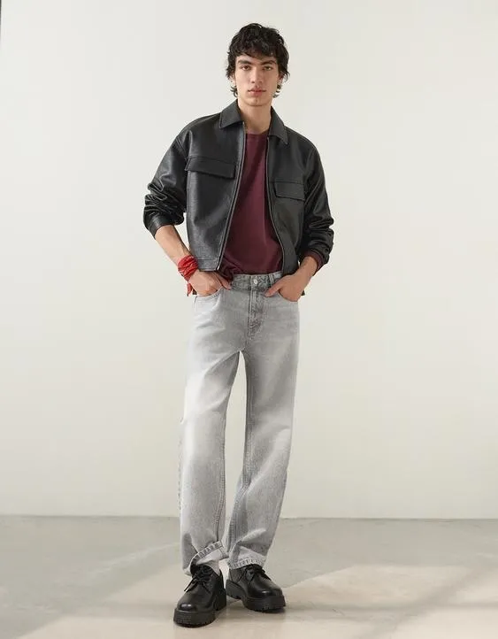 Джинсы прямого кроя