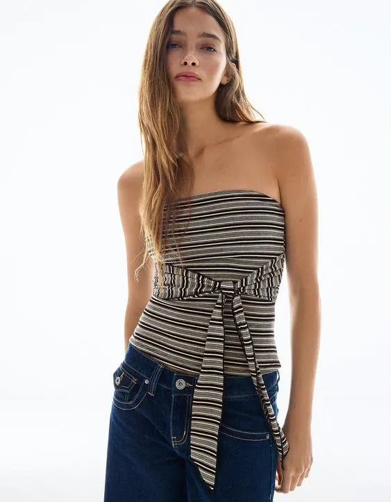 Топ-бандо с бантом- Заказать в России